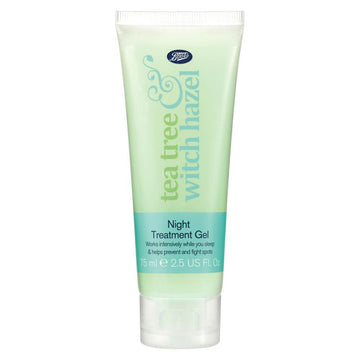 Tea Tree & Witch Hazel Night Gel 75Ml